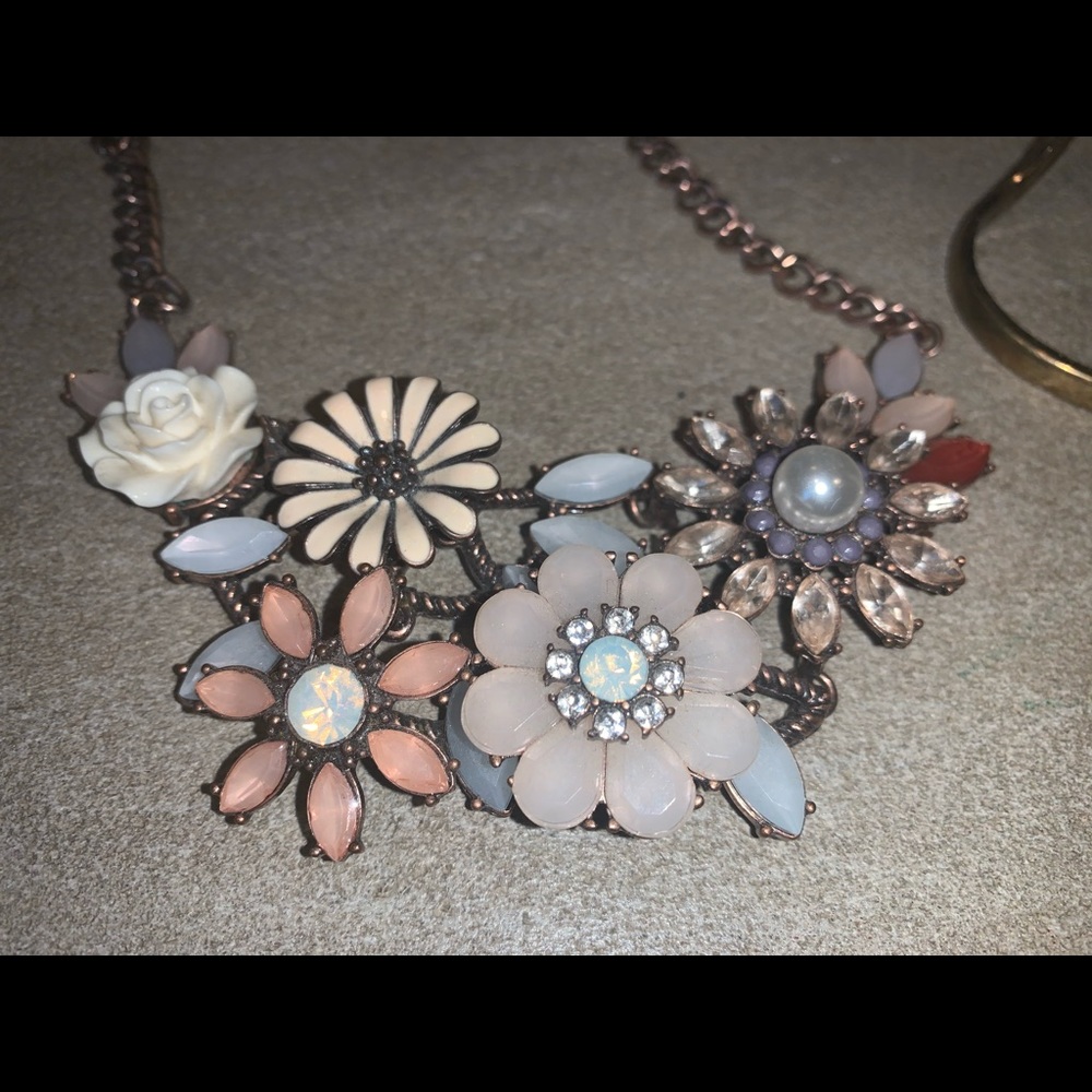 Flower Statement Necklace